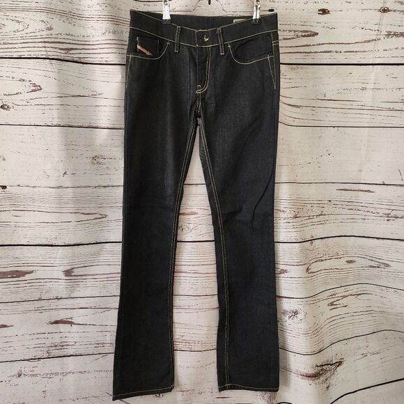 Diesel Liv Straight Leg Low Rise Jeans 28 - Picture 1 of 7